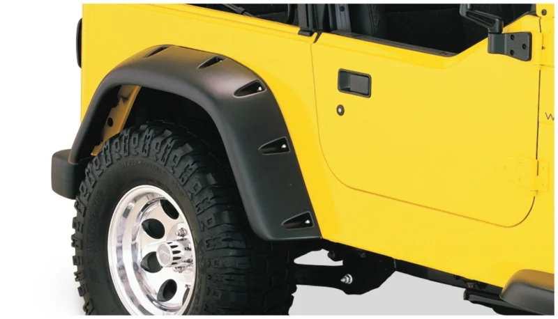Bushwacker 10913-07 - Pocket Style Fender Flares, 4-Piece Set, Black