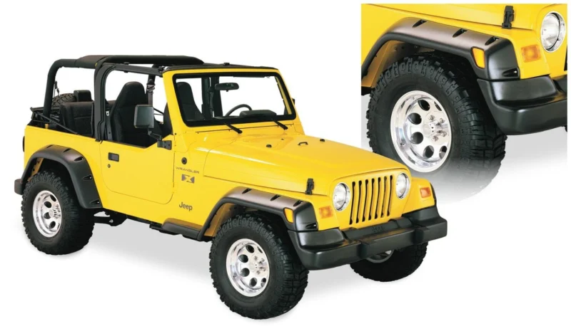 Bushwacker 10913-07 - Pocket Style Fender Flares, Black, Textured