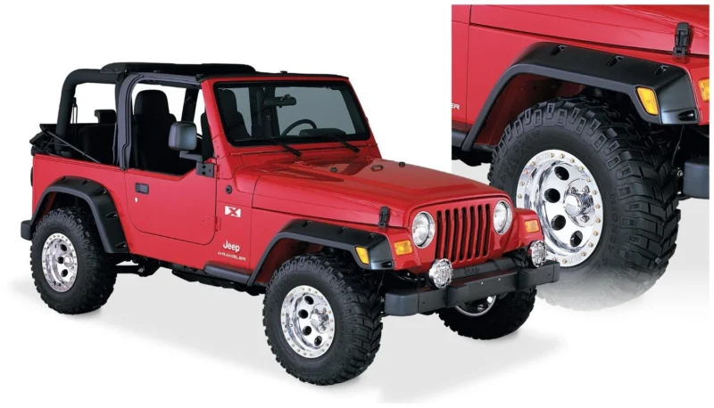 Bushwacker 10917-07 - Pocket Style Fender Flares, Black, Textured
