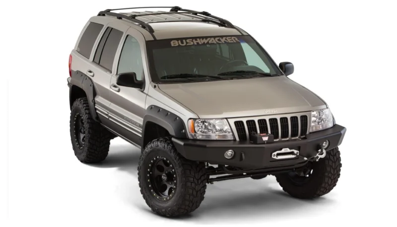 Bushwacker 10926-07 - Cutout Fender Flares (Jeep), Black, Textured