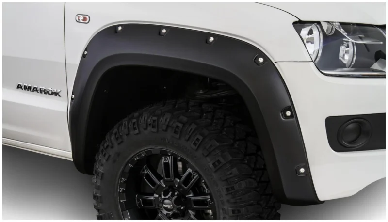 Bushwacker 171001-02 - Pocket Style Fender Flares, Black, Smooth