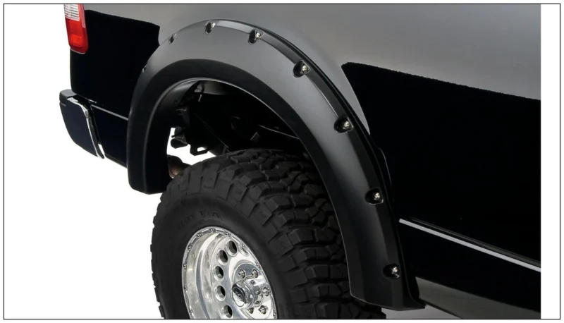 Bushwacker 20054-02 - Pocket Style Fender Flares, Black, Smooth