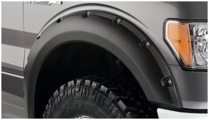 Bushwacker 20083-02 - Pocket Style Fender Flares, Black, Smooth