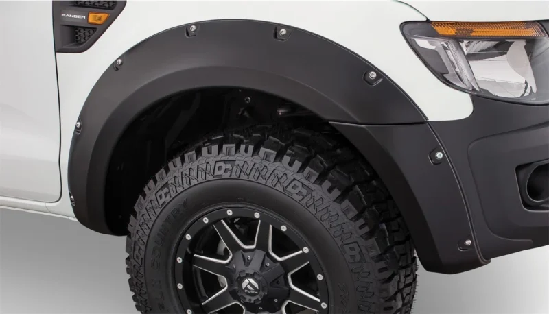 Bushwacker 20089-02 - Pocket Style Fender Flares, Black, Smooth