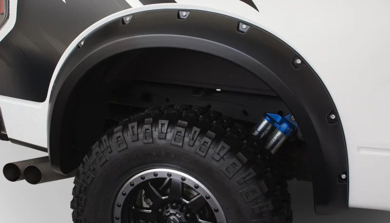 Bushwacker 20098-02 - Pocket Style Fender Flares, Black, Smooth
