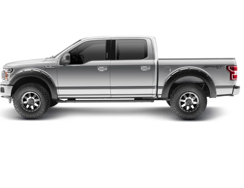 Bushwacker 20109-02 - Pocket Style Fender Flares, 2-Piece Front, Fleetside
