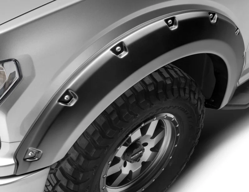 Bushwacker 20109-02 - Pocket Style Fender Flares, Black, Smooth