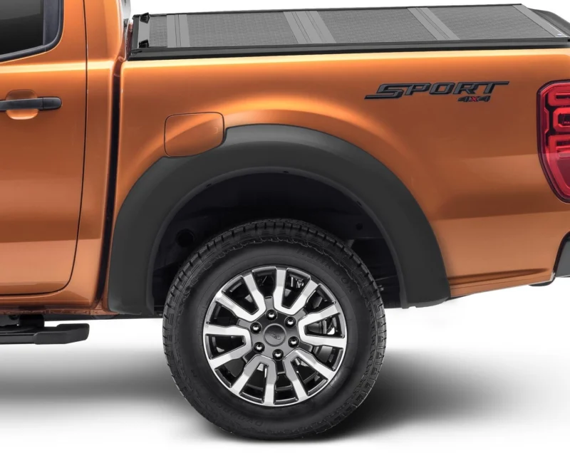 Bushwacker 20114-02 - Extend-A-Fender Flares, Black, Smooth