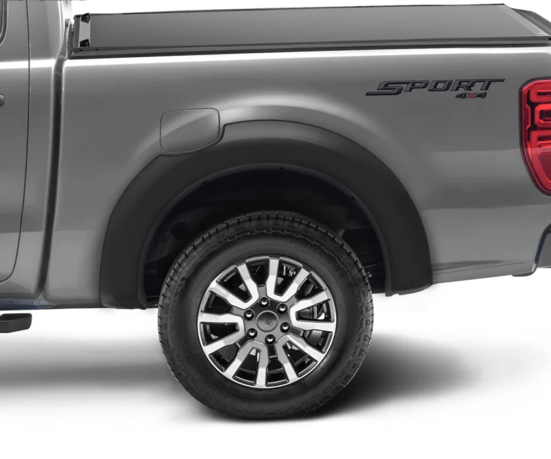 Bushwacker 20116-02 - Extend-A-Fender Flares, Black, Smooth