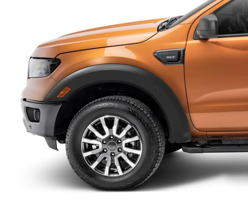Bushwacker 20121-02 - Extend-A-Fender Flares, Black, Smooth