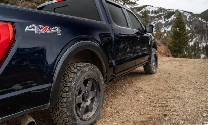 Bushwacker 20130-02 - OE Style Fender Flares, 2-Piece Rear, Black