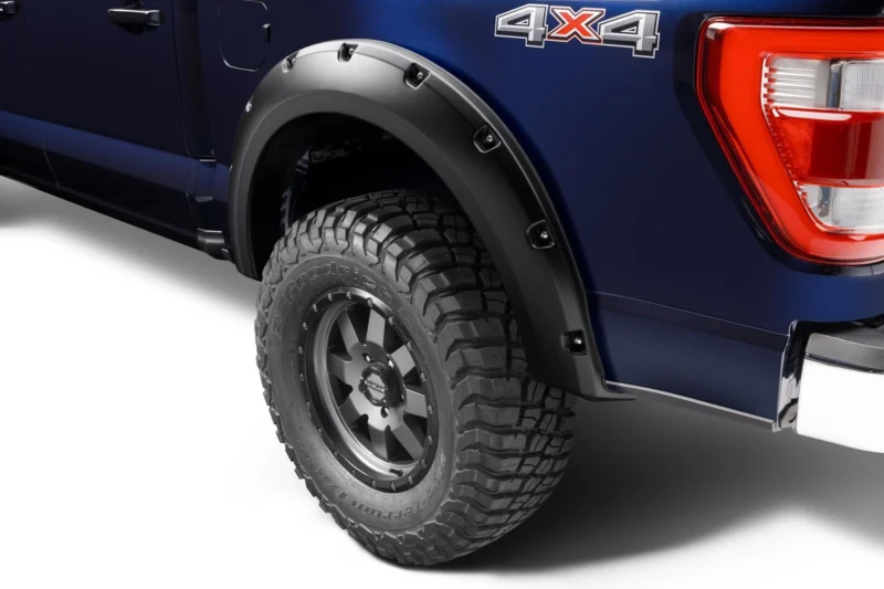 Bushwacker 20134-02 - Pocket Style Fender Flares, Black, Smooth
