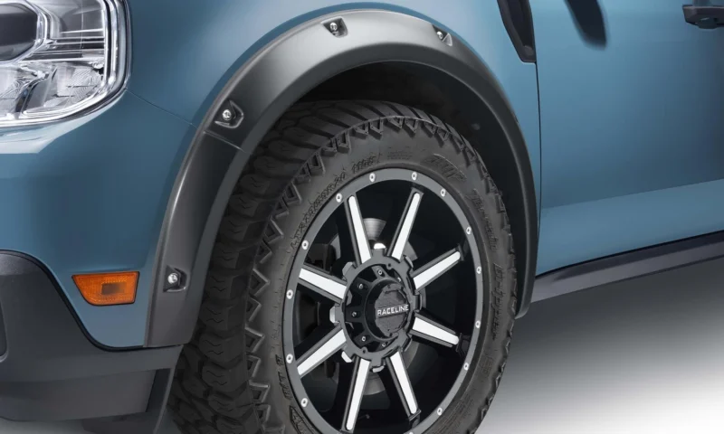 Bushwacker 20139-02 - Pocket Style Fender Flares, Black, Smooth