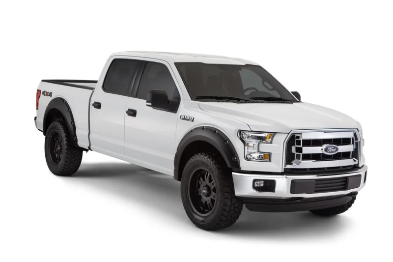 Bushwacker 20935-02 - Pocket Style Fender Flares, 4-Piece Set, Fleetside