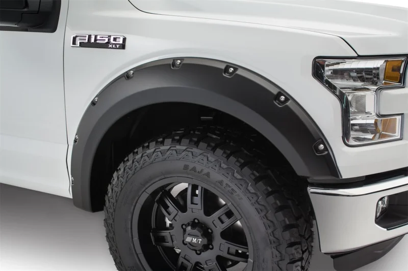 Bushwacker 20935-02 - Pocket Style Fender Flares, 4-Piece Set, Fleetside