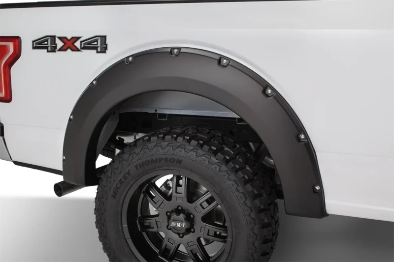Bushwacker 20935-02 - Pocket Style Fender Flares, 4-Piece Set, Fleetside