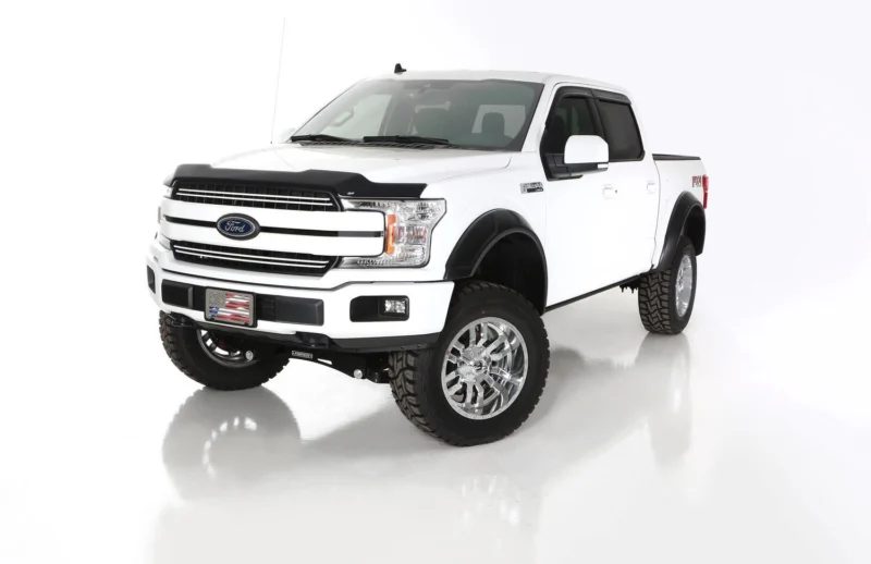 Bushwacker 20957-02 - DRT Style Fender Flares, Black, Smooth