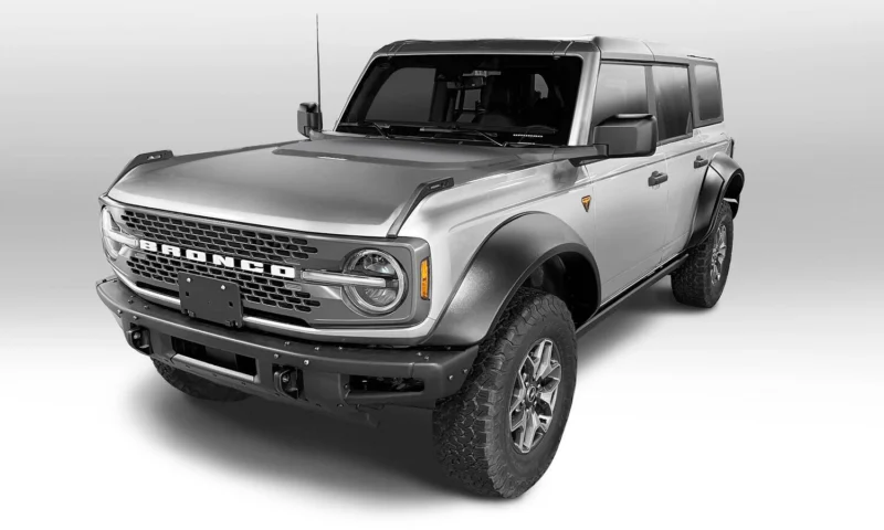 Bushwacker 20961-02 - Extend-A-Fender Flares, Black, Smooth