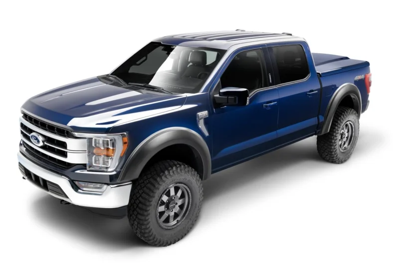 Bushwacker 20964-02 - Extend-A-Fender Flares, Black, Smooth