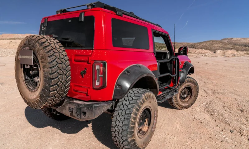 Bushwacker 20965-02 - Pocket Style Fender Flares, Black, Smooth