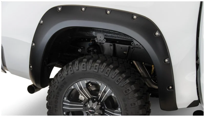 Bushwacker 30024-02 - Pocket Style Fender Flares, Black, Smooth