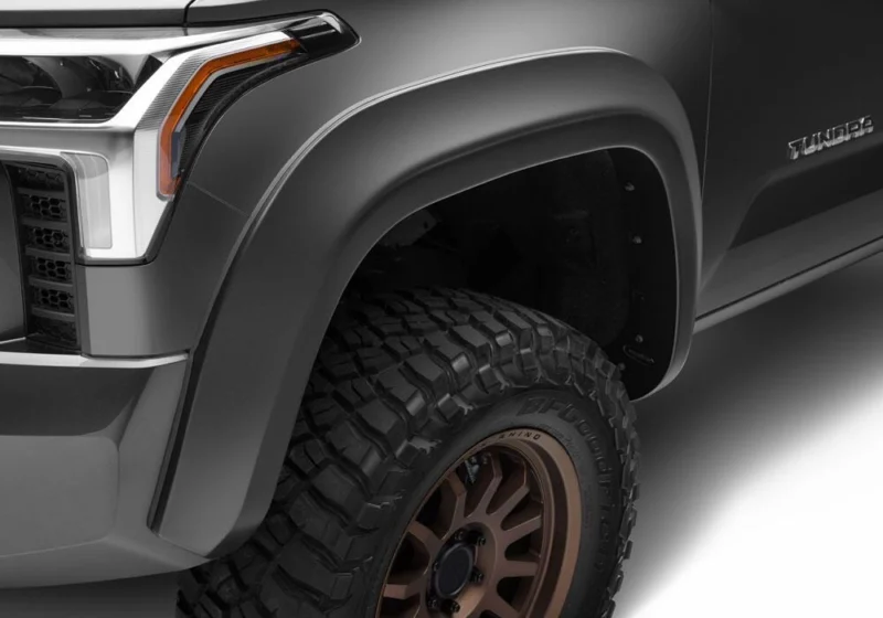Bushwacker 30055-02 - Extend-A-Fender Flares, Black, Smooth