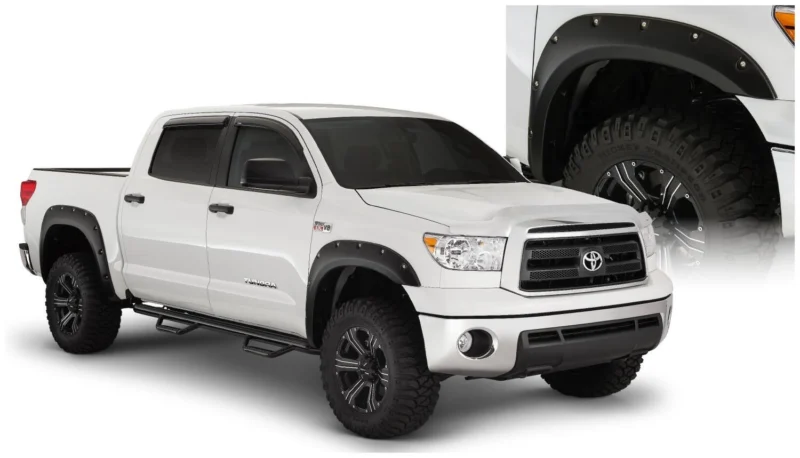 Bushwacker 30911-02 - Pocket Style Fender Flares, Black, Smooth