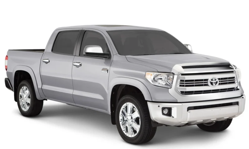 Bushwacker 30917-53 - OE Style Color-Matched Fender Flares, Silver Sky Metallic, Smooth