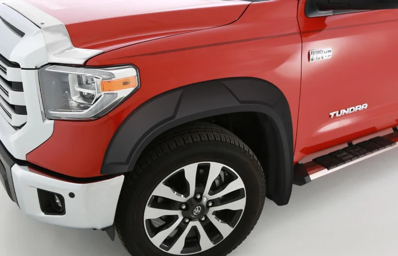 Bushwacker 30923-02 - DRT Style Fender Flares, Black, Smooth