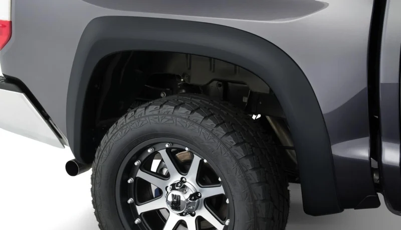 Bushwacker 31030-11 - Extend-A-Fender Flares, Black, Smooth