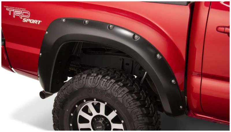 Bushwacker 31052-02 - Pocket Style Fender Flares, Black, Smooth