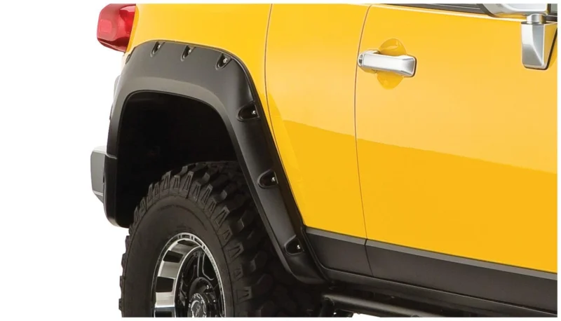 Bushwacker 31064-02 - Pocket Style Fender Flares, Black, Smooth