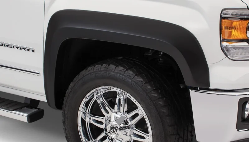 Bushwacker 40031-02 - Extend-A-Fender Flares, Black, Smooth