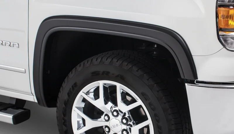 Bushwacker 40033-02 - OE Style Fender Flares, Black, Smooth