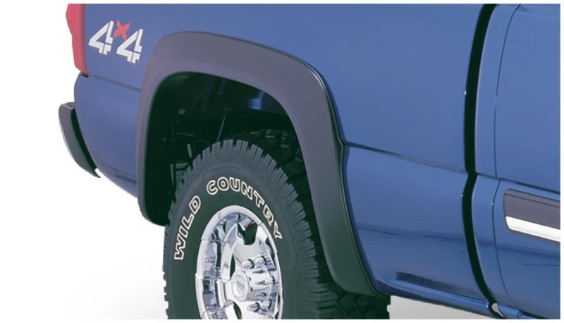 Bushwacker 40056-02 - Extend-A-Fender Flares, Black, Smooth