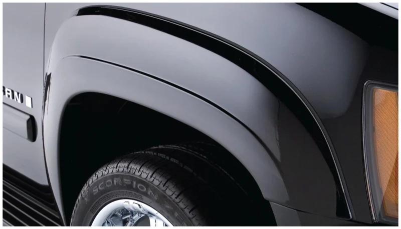 Bushwacker 40063-02 - OE Style Fender Flares, Black, Smooth