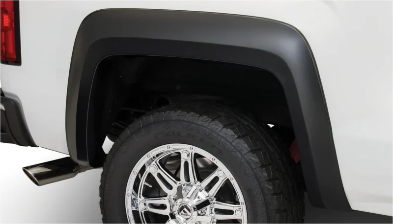 Bushwacker 40100-02 - Extend-A-Fender Flares, Black, Smooth