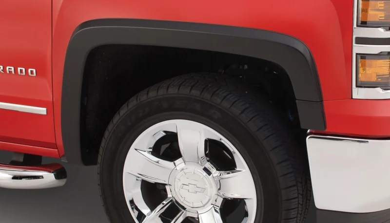 Bushwacker 40113-02 - OE Style Fender Flares, Black, Smooth