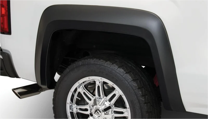 Bushwacker 40146-02 - Extend-A-Fender Flares, Black, Smooth