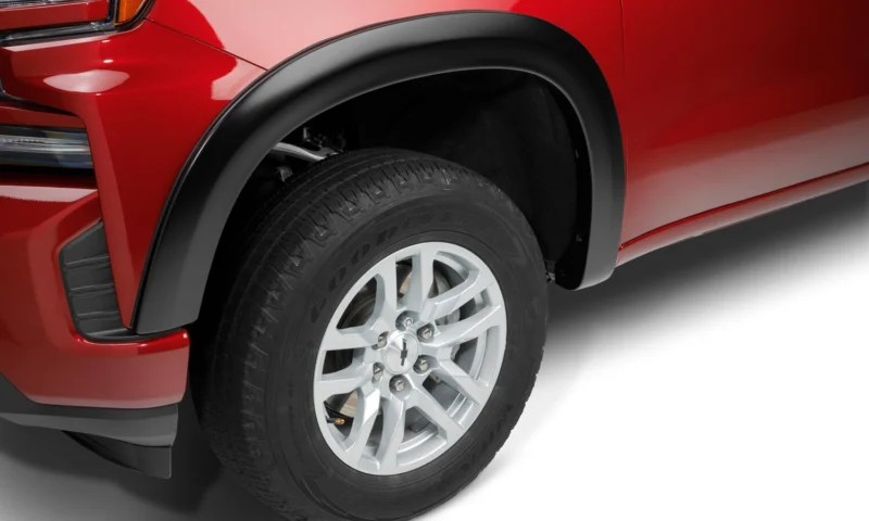 Bushwacker 40153-02 - OE Style Fender Flares, Black, Smooth