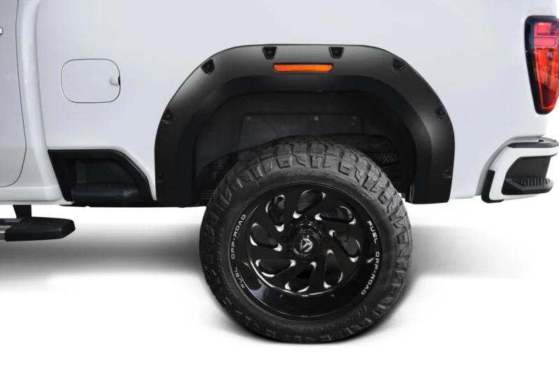 Bushwacker 40158-02 - Pocket Style Fender Flares, Black, Smooth