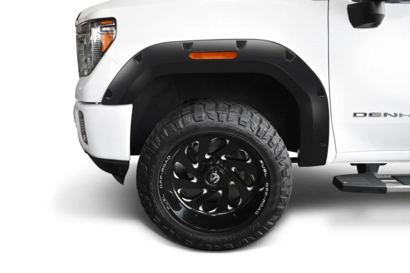 Bushwacker 40171-02 - Pocket Style Fender Flares, Black, Smooth