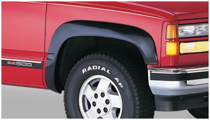 Bushwacker 40910-02 - OE Style Fender Flares, Black, Smooth