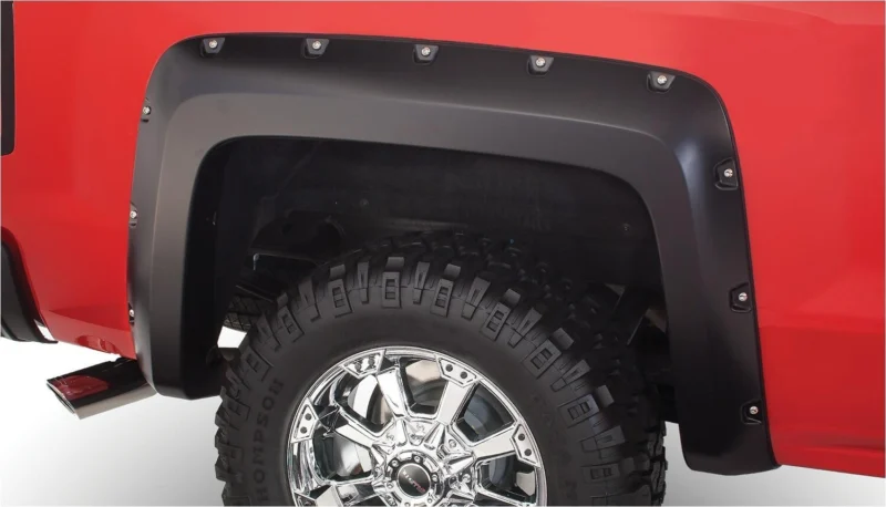 Bushwacker 40948-02 - Pocket Style Fender Flares, 4-Piece Set, Black