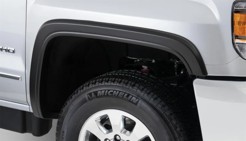 Bushwacker 40965-02 - OE Style Fender Flares, Black, Smooth