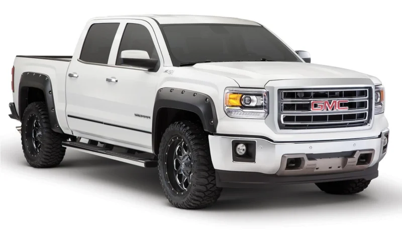 Bushwacker 40974-02 - Pocket Style Fender Flares, 4-Piece Set, Fleetside