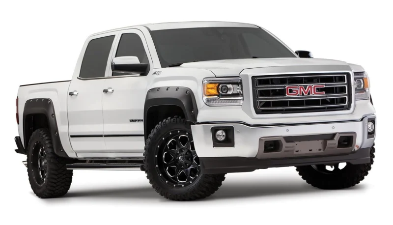 Bushwacker 40974-02 - Pocket Style Fender Flares, 4-Piece Set, Fleetside