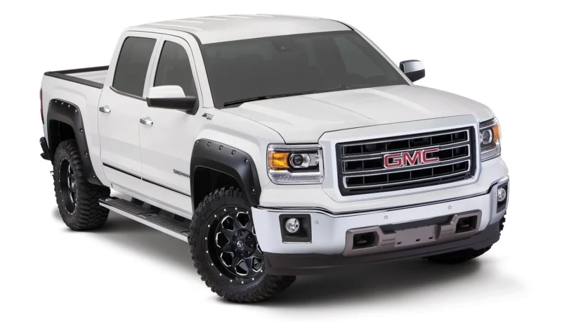Bushwacker 40974-02 - Pocket Style Fender Flares, 4-Piece Set, Fleetside
