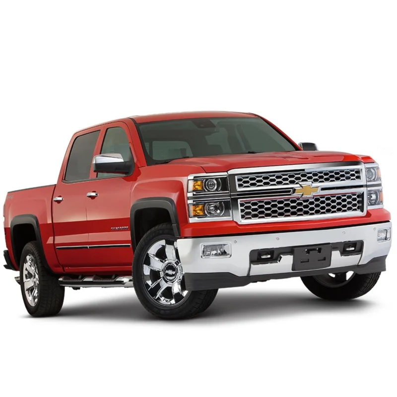 Bushwacker 40980-02 - OE Style Fender Flares, Black, Smooth