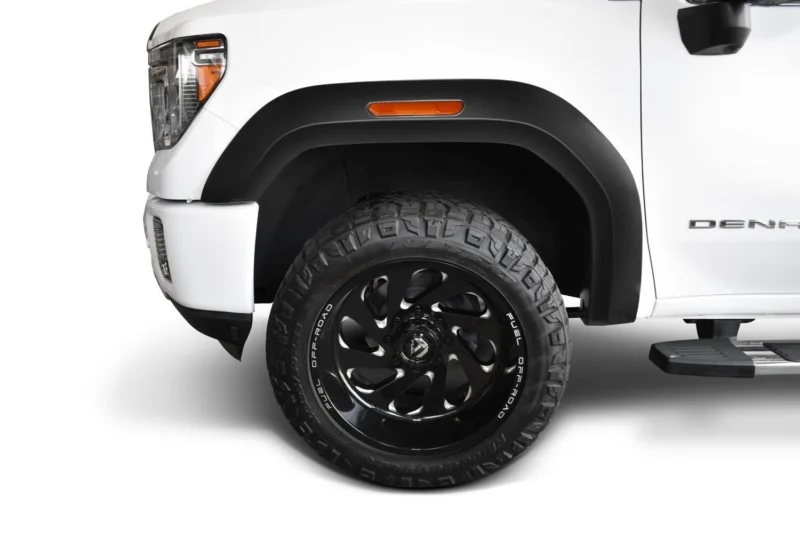 Bushwacker 40988-02 - Extend-A-Fender Flares, Black, Smooth